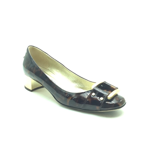 Jimmy Choo Tortoise Shell Print Patent Leather Pumps Size: 8 / IT 38 - Picture 1 of 6